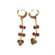 Novelika Latest Stylish Golden Tone Traditional Chandelier Earring set for Women Girls - 757ER3002