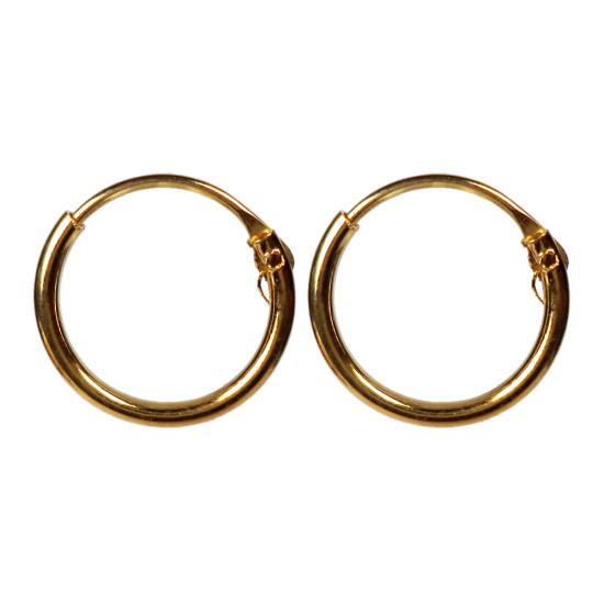 Novelika Latest Stylish Golden Tone Traditional Hoop Earring set for Women Girls - ER5020