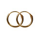 Novelika Latest Stylish Golden Tone Traditional Hoop Earring set for Women Girls - ER5020