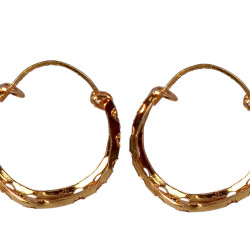 Novelika Latest Stylish Golden Tone Traditional Huggie Earring set for Women Girls - ER5021