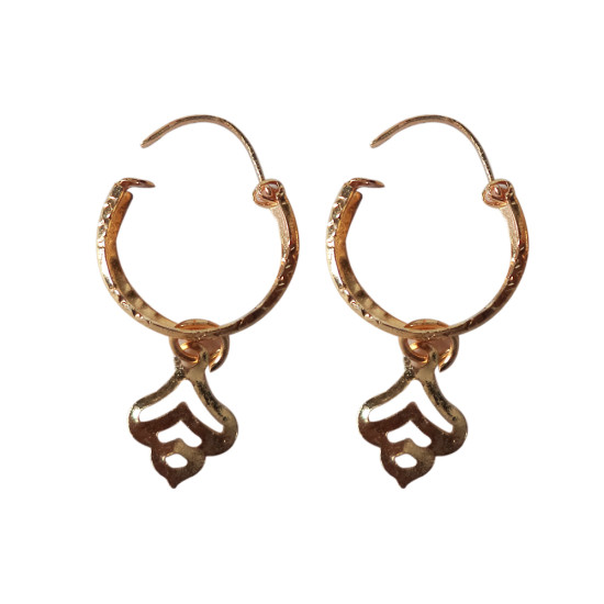 Novelika Latest Stylish Golden Tone Traditional Hoop Earring set for Women Girls - ER5022