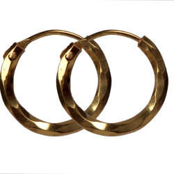 Novelika Latest Stylish Golden Tone Traditional Hoop Earring set for Women Girls - ER5023