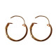 Novelika Latest Stylish Golden Tone Traditional Huggie Earring set for Women Girls - ER5024