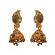 Novelika Latest Stylish Golden Tone Traditional Jhumka Earring set for Women Girls - ER6005