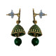 Novelika Latest Stylish Green Traditional Jhumka Earring set for Women Girls - ER8002