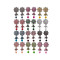 Novelika Latest Stylish Traditional Earring for Women Girls Set Of 12 - ER110027