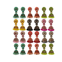 Novelika Latest Stylish Traditional Jhumka Earring set for Women Girls - ER12011 Novelika Latest Stylish Traditional Jhumka Earring set for Women Girls - ER12011