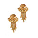 Novelika Latest Stylish Golden Tone Traditional Chandelier Earring set for Women Girls - ER1007