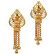 Novelika Latest Stylish Golden Tone Traditional Chandelier Earring set for Women Girls - ER1010