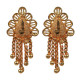 Novelika Latest Stylish Golden Tone Traditional Chandelier Earring set for Women Girls - ER1011