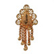 Novelika Latest Stylish Golden Tone Traditional Chandelier Earring set for Women Girls - ER1011