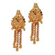 Novelika Latest Stylish Golden Tone Traditional Chandelier Earring set for Women Girls - ER1013