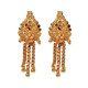 Novelika Latest Stylish Golden Tone Traditional Chandelier Earring set for Women Girls - ER1013