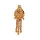 Novelika Latest Stylish Golden Tone Traditional Chandelier Earring set for Women Girls - ER1013