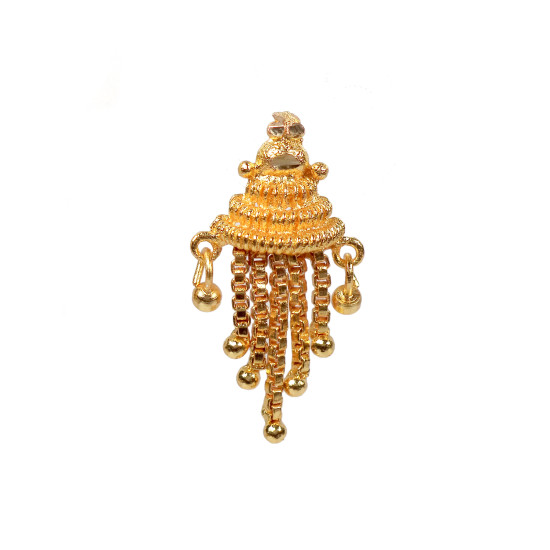 Novelika Latest Stylish Golden Tone Traditional Chandelier Earring set for Women Girls - ER1014