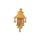 Novelika Latest Stylish Golden Tone Traditional Chandelier Earring set for Women Girls - ER1014