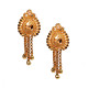 Novelika Latest Stylish Golden Tone Traditional Chandelier Earring set for Women Girls - ER1015