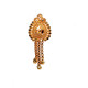 Novelika Latest Stylish Golden Tone Traditional Chandelier Earring set for Women Girls - ER1015