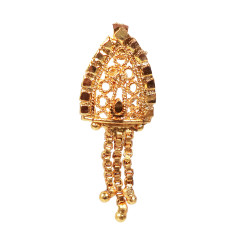 Novelika Latest Stylish Golden Tone Traditional Chandelier Earring set for Women Girls - ER1018