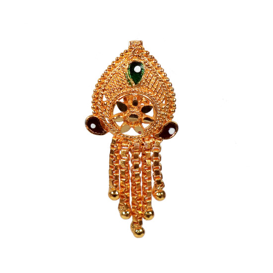 Novelika Latest Stylish Golden Tone Traditional Chandelier Earring set for Women Girls - ER1019