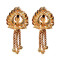 Novelika Latest Stylish Golden Tone Traditional Chandelier Earring set for Women Girls - ER1020