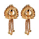 Novelika Latest Stylish Golden Tone Traditional Chandelier Earring set for Women Girls - ER1020