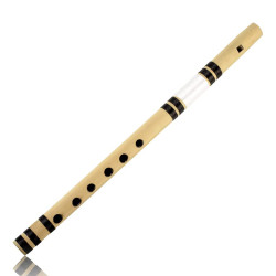 Novelika Flutes for Beginners Straight direct blow Bamboo Flute Musical Instrument original Bansuri Bamboo Flute Bamboo Flute (38 cm) - FL2003 Novelika Flutes for Beginners Straight direct blow Bamboo Flute Musical Instrument original Bansuri Bamboo Flute Bamboo Flute (38 cm) - FL2003