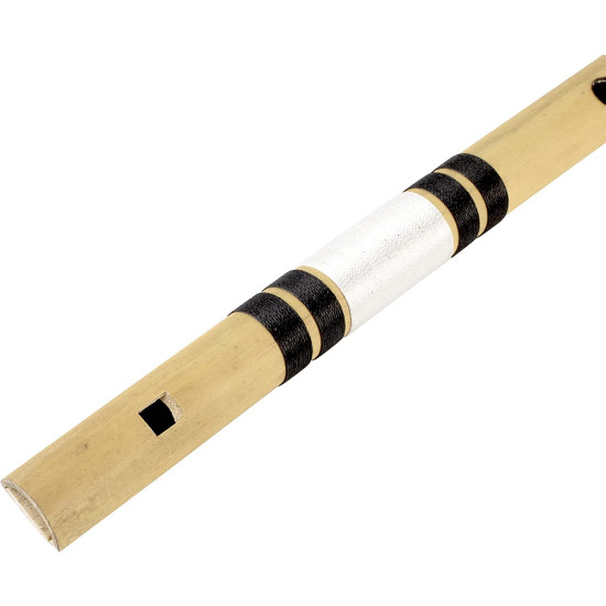 Novelika Flutes for Beginners Straight direct blow Bamboo Flute Musical Instrument original Bansuri Bamboo Flute Bamboo Flute (38 cm) - FL2003