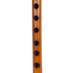 Novelika Scale G# Natural Polished Bamboo Flute Bansuri G # Professional Flute - 12 Inch
