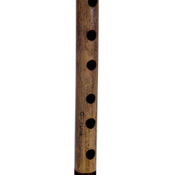Novelika Scale G# Natural Polished Bamboo Flute Bansuri G # Professional Flute - 17 Inch