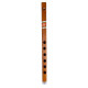 Novelika Scale A # Natural Polished Bamboo Flute Bansuri A # Professional Flute - 12 Inch