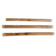 Novelika Scale G# Natural Polished Bamboo Flute Bansuri G # Professional Flute Set Of 3 