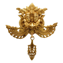 Novelika Brass Najar Raksha Kavach for Home Shop Office Nazar Kawach Wall Hanging Negative Energy Killer Evil Eye Protector Door Knocker Novelika Brass Najar Raksha Kavach for Home Shop Office Nazar Kawach Wall Hanging Negative Energy Killer Evil Eye Protector Door Knocker
