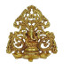 Novelika Brass Ganesh Diya with 6 Wick Slot for Puja Room Fine Ganesha Wall Hanging Murti Gift Home Decor Deepak Oil Lamp Showpiece Novelika Brass Ganesh Diya with 6 Wick Slot for Puja Room Fine Ganesha Wall Hanging Murti Gift Home Decor Deepak Oil Lamp Showpiece