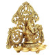 Novelika Brass Ganesh Diya with 6 Wick Slot for Puja Room Fine Ganesha Wall Hanging Murti Gift Home Decor Deepak Oil Lamp Showpiece Novelika Brass Ganesh Diya with 6 Wick Slot for Puja Room Fine Ganesha Wall Hanging Murti Gift Home Decor Deepak Oil Lamp Showpiece