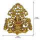Novelika Brass Ganesh Diya with 6 Wick Slot for Puja Room Fine Ganesha Wall Hanging Murti Gift Home Decor Deepak Oil Lamp Showpiece Novelika Brass Ganesh Diya with 6 Wick Slot for Puja Room Fine Ganesha Wall Hanging Murti Gift Home Decor Deepak Oil Lamp Showpiece