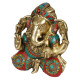 Novelika Brass Ganesh Statue Idol for Home Entrance Wall Living Room Decor Mandir Dacoration Novelika Brass Ganesh Statue Idol for Home Entrance Wall Living Room Decor Mandir Dacoration