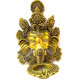 Novelika Brass Lord Ganesha Wall Hanging Diya On Trunk Designer Deepak  for Marriage Office Showpiece Gift Vastu Dosh