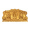 Novelika Brass Wall Hanging Idol Showpiece Shri Tirupati Balaji Shankha Chakra Tilak namalu Hanging Door Decoration