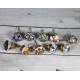 Novelika Ceramic knobs Kitchen Cupboard Knobs Drawer Pull Home Set of 10 Piece - KN0014