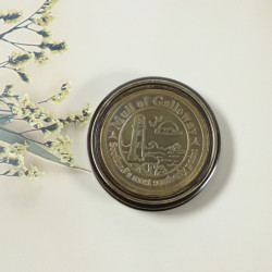Novelika Beautiful mull of Galloway Scotland 's most southerly point brass compass Brass Pocket Compass Outdoor Navigation  ( L3712896 ) 