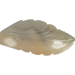 Novelika Premium Quality Snakh Hairclip Natural Mother Of Pearl Hair clip with Horn Stick  - CL14010
