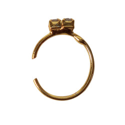 Novelika Clip on Pressing type without Piercing Nose ring pin Stud for Women & Girls Set of 12 Piece - NR13003