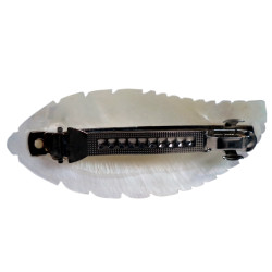 Premium Quality Snakh Hairclip Natural Mother Of Pearl Hair clip - CL1404