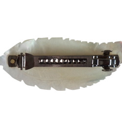 Premium Quality Snakh Hairclip Natural Mother Of Pearl Hair clip- CL14005
