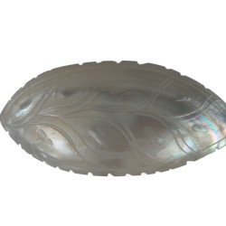Premium Quality Snakh Hairclip Natural Mother Of Pearl Hair clip - CL14007
