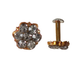 Novelika Nose Pins Studs Diamond Nose Pins For Women And Girl Set Of 50 - NS13014