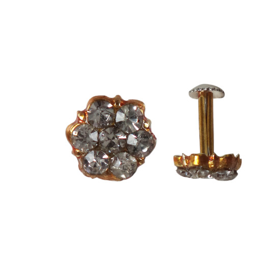 Novelika Nose Pins Studs Diamond Nose Pins For Women And Girl Set Of 50 - NS13014