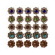 Novelika Nose Pins Studs Diamond Nose Pins For Women And Girl Set Of 25 - NS13016