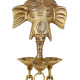 Novelika Brass Ganesh Ganesha Wall Hanging Idol Oil Lamp Three Diyas and Bells Puja Gifting Entrance Home Decor Idol Novelika Brass Ganesh Ganesha Wall Hanging Idol Oil Lamp Three Diyas and Bells Puja Gifting Entrance Home Decor Idol